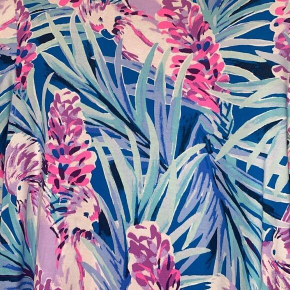 Lilly Pulitzer Dress Lula Mr. Peacock Tweethearts Blue Size XS new - Picture 14 of 15